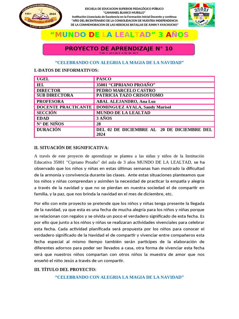 Magia de la Navidad en Educación Infantil | PDF | Maestros | Navidad