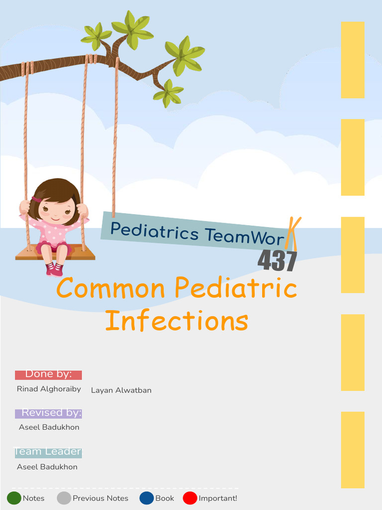 Common Pediatric Infections Guide | PDF | Infection | Hiv