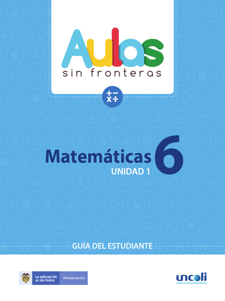 Mat 6 1 Periodo Copy | PDF | Sustracción | División (Matemáticas)