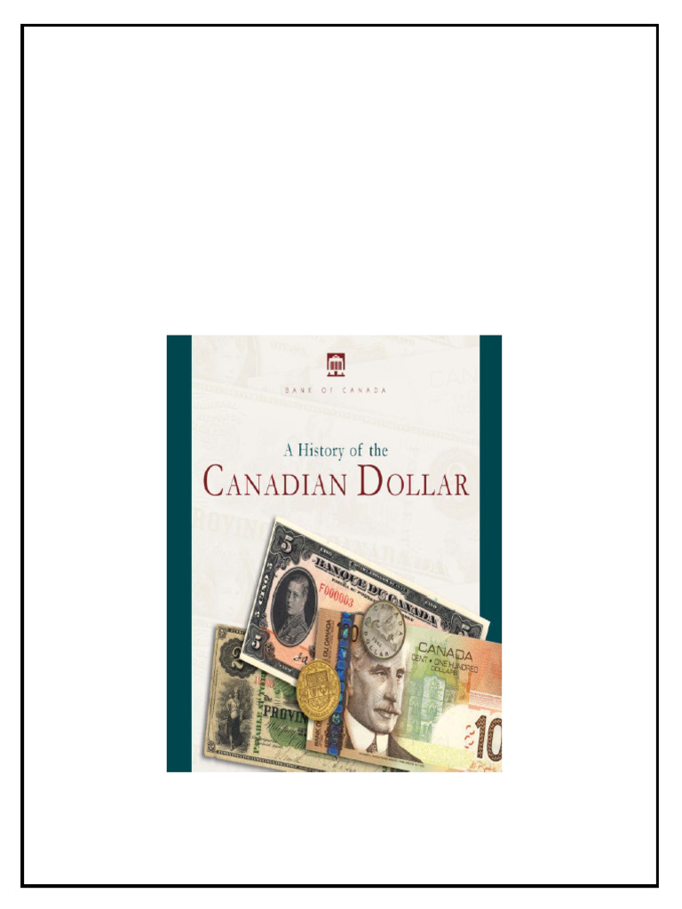 A History Of The Canadian Dollar James Powell pdf download | PDF ...