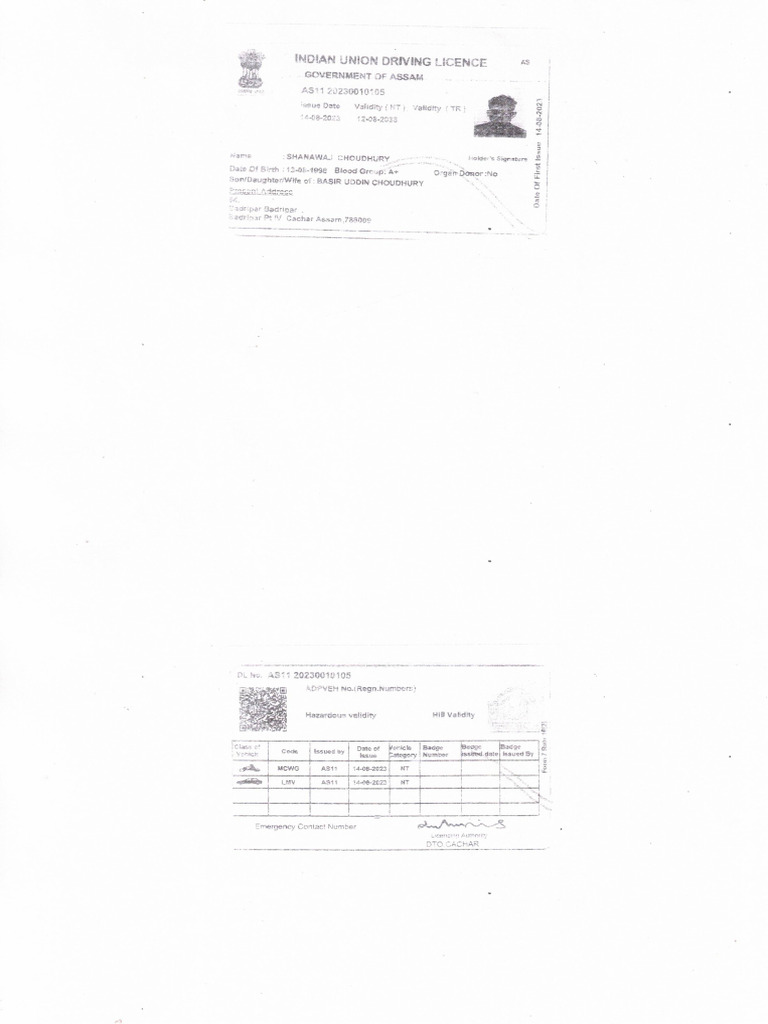 License Driver | PDF