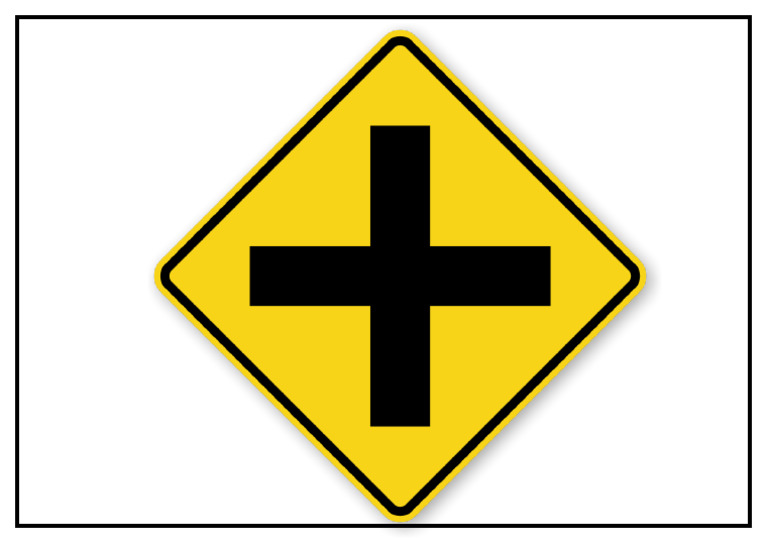 A3 - Cross Road, Road Sign | PDF