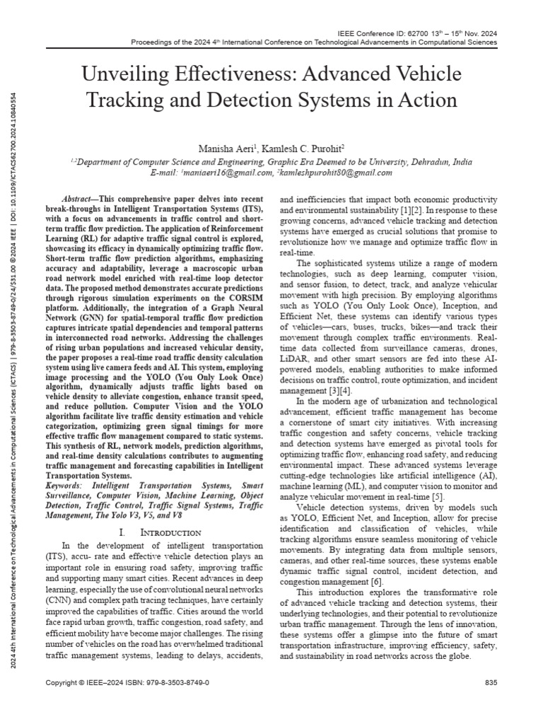 Unveiling Effectiveness Advanced Vehicle Tracking and Detection Systems ...