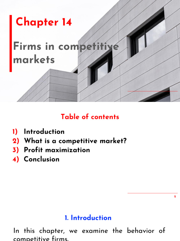 Chapter 14 - Competitive Markets | PDF | Long Run And Short Run ...