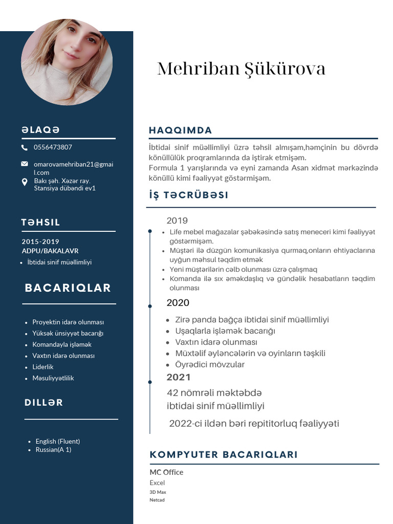 Blue Simple Professional CV Resume - 20250609 - 173252 - 0000 | PDF