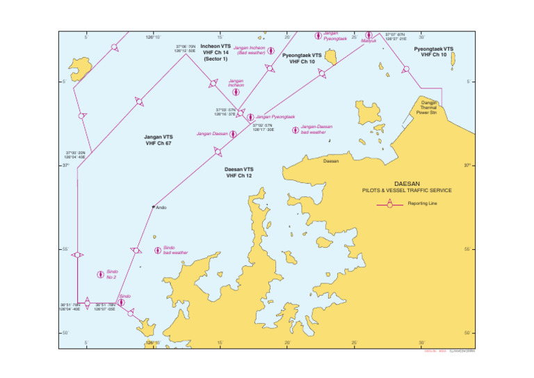 Daesan Vessel Traffic Service Guide | PDF | Transport | Water Transport