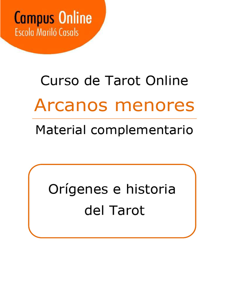 Historia y Orígenes del Tarot | PDF | Tarot | Jugando a las cartas
