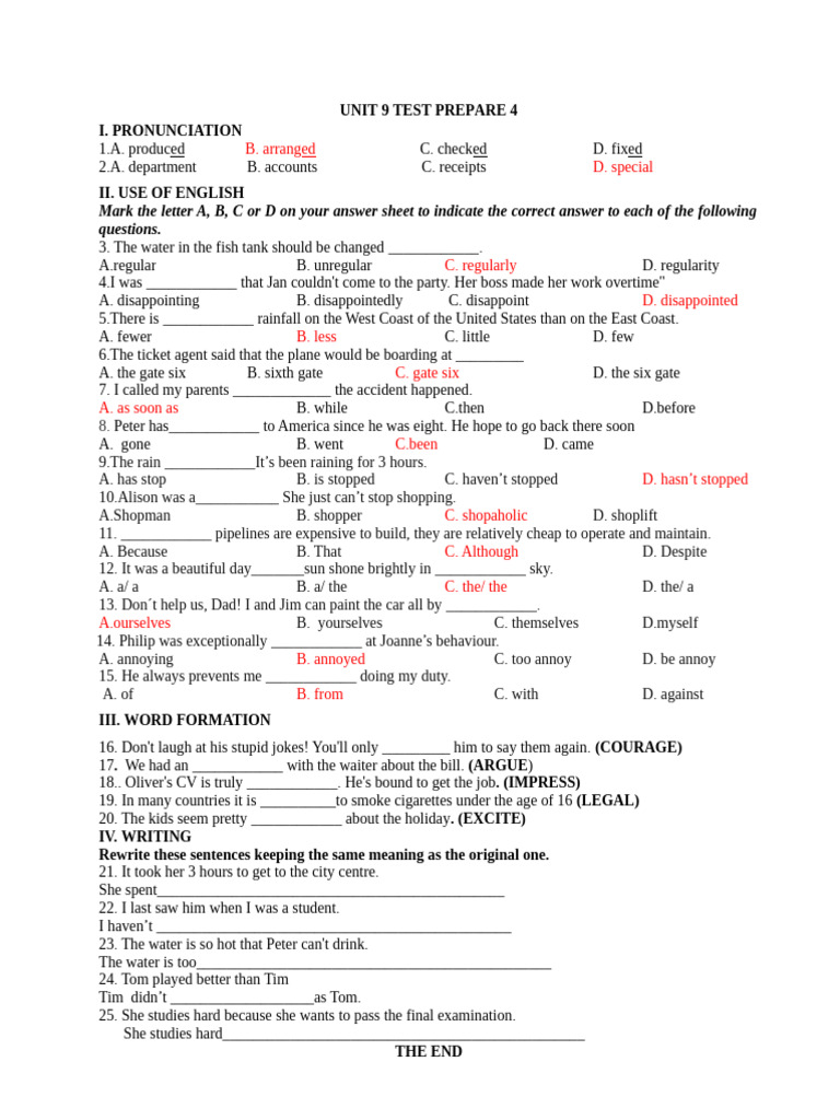 Unit 9 Test Preparation Guide | PDF | Chess | Chess Theory
