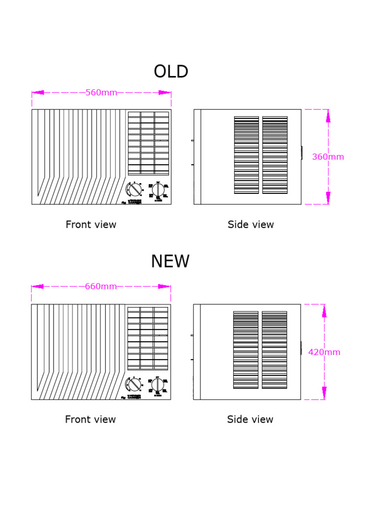 Window Air Conditioner Model | PDF