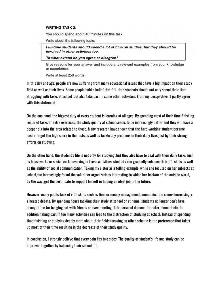 Balancing Study and Life for Students | PDF
