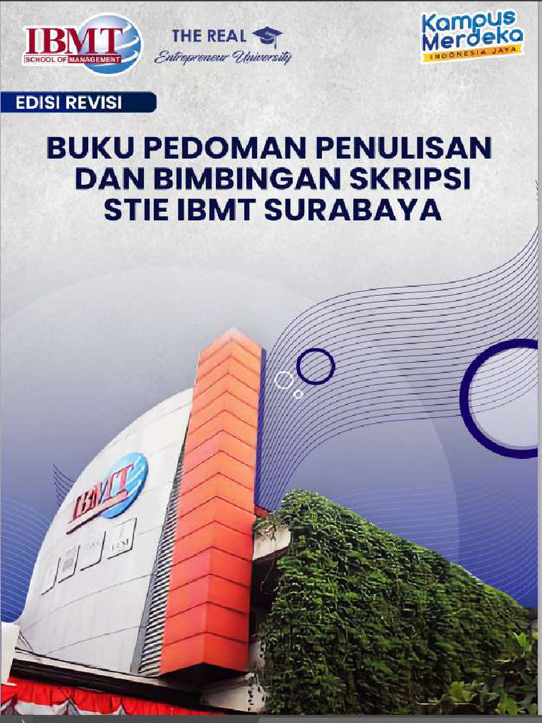 Panduan Penulisan Skripsi STIE IBMT | PDF