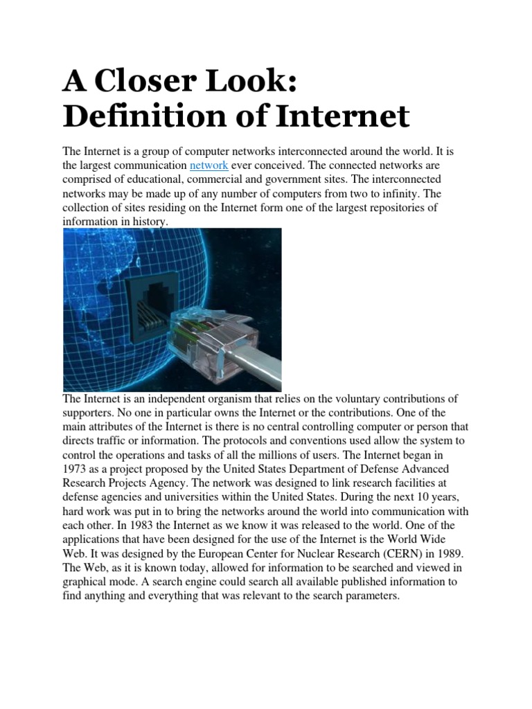 Understanding the Internet's Evolution | PDF | Internet | Ip Address