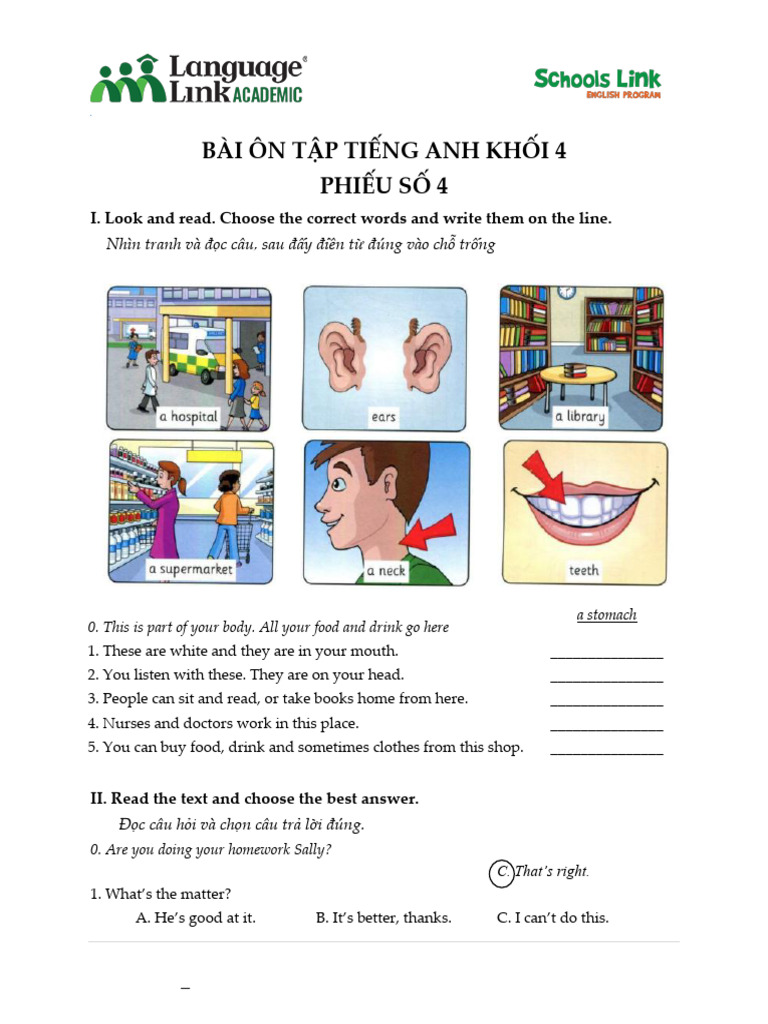 Grade 4 English Extra Lessons | PDF