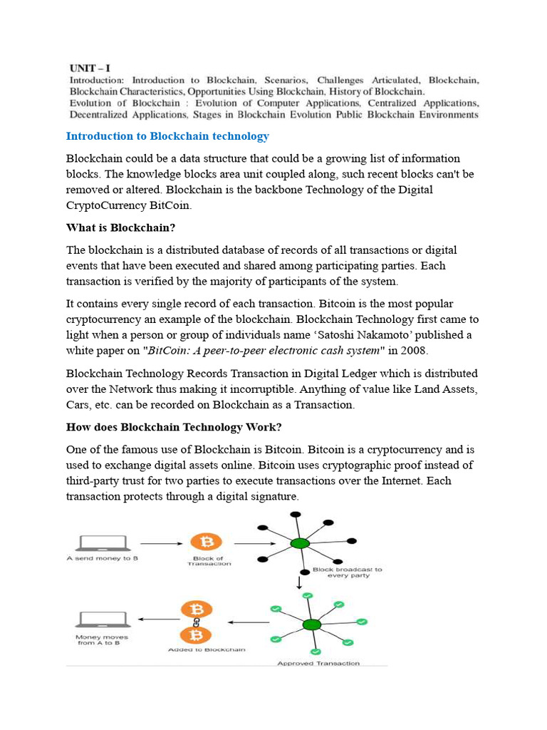 Understanding Blockchain Technology Basics | PDF | Bitcoin | Cryptocurrency