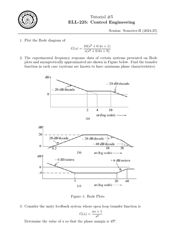 Bode and Nyquist Analysis in Control Systems | PDF | Control Theory ...