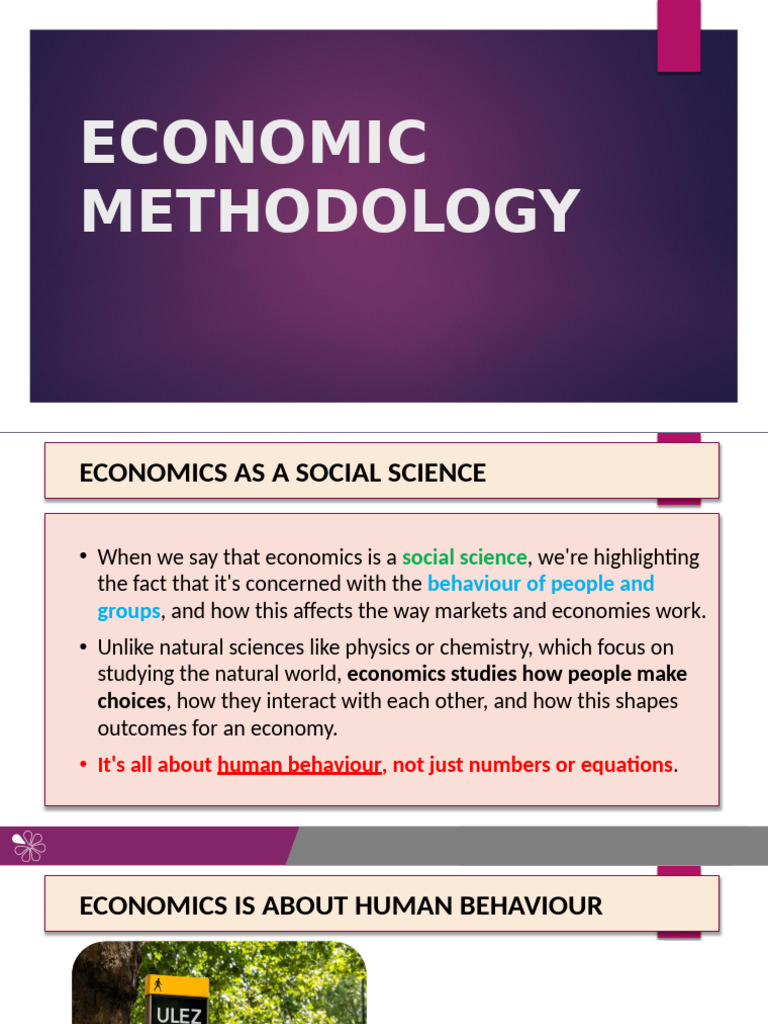 W1-Unit 2 - Economics Methodology | PDF | Economies | Economics
