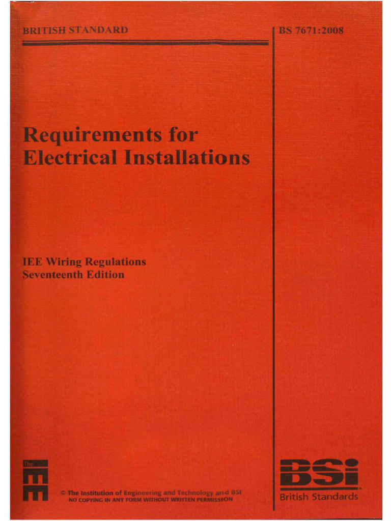IEE Wiring Regulations 17th Edition : (BS 7... By Institution Of - Foto 6