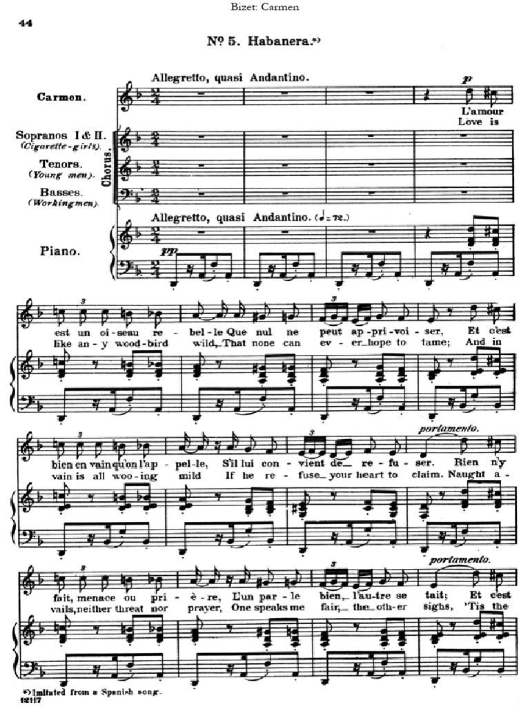Habanera | PDF