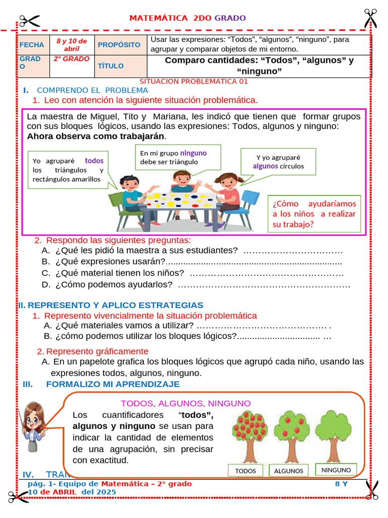 Ficha 2do Mat | PDF