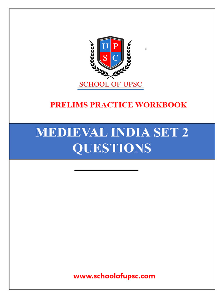 Medieval India Set 2 Questions | PDF | Mughal Empire