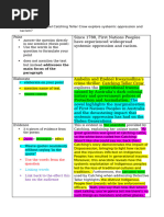 Chapter Summaries of Catching Teller Crow | PDF