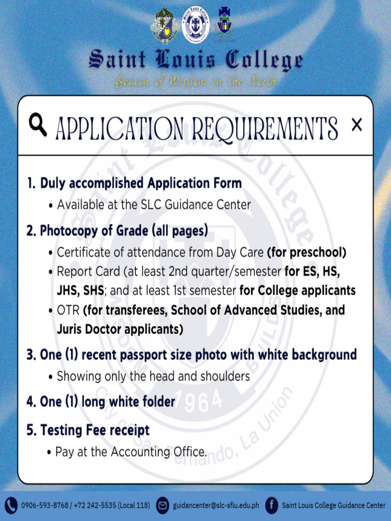 SLC Application and Scholarship Guide | PDF | Chess Theory