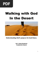 Walking with God in the Desert