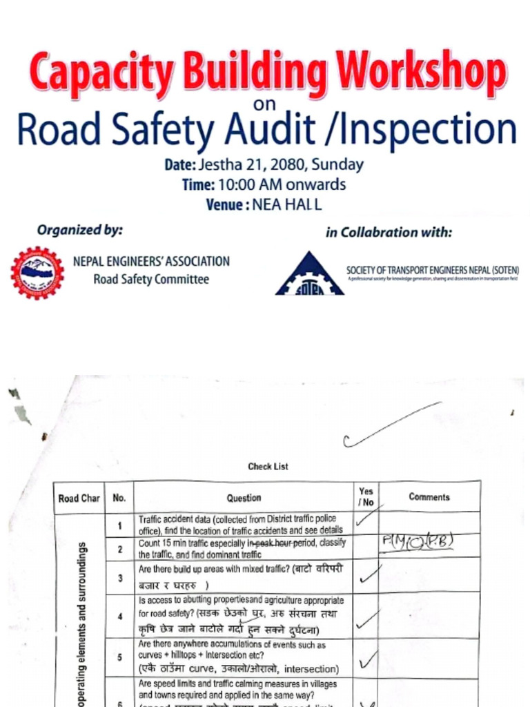 Road Safety Audit SOTEN | PDF