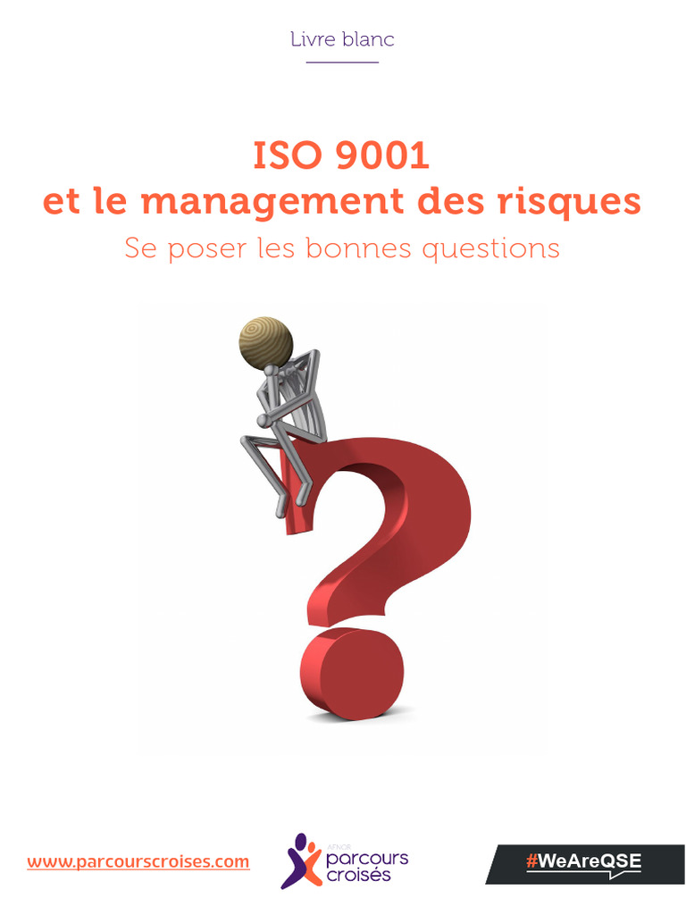 Management des risques en ISO 9001 | PDF | Management de la qualité ...