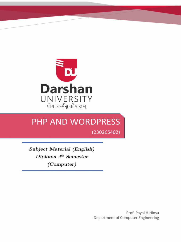 PHP Unit 5 | PDF