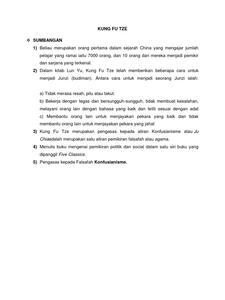 Kung Fu Tze Pdf