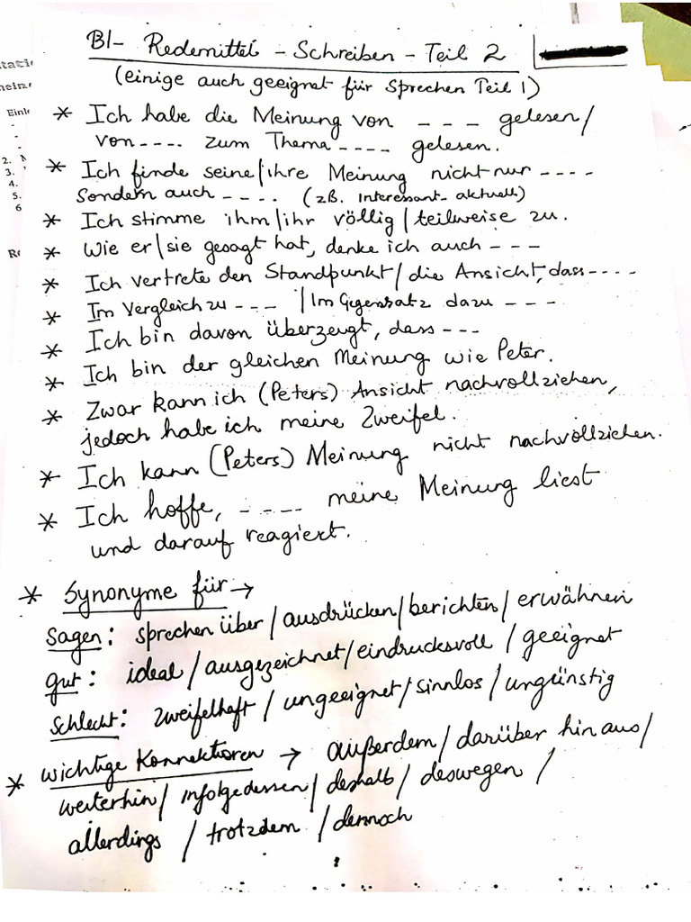 B1 Schreiben Teil 2 Pdf