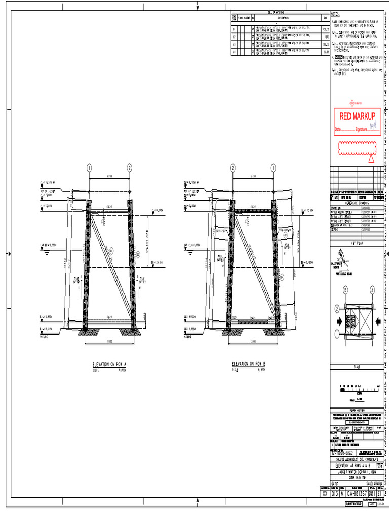 Jacket Framing DWG | PDF