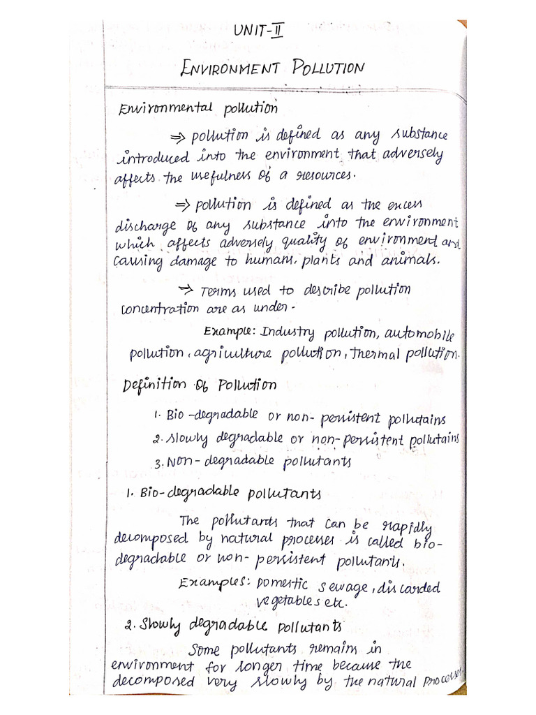 Evs Unit 2 | PDF