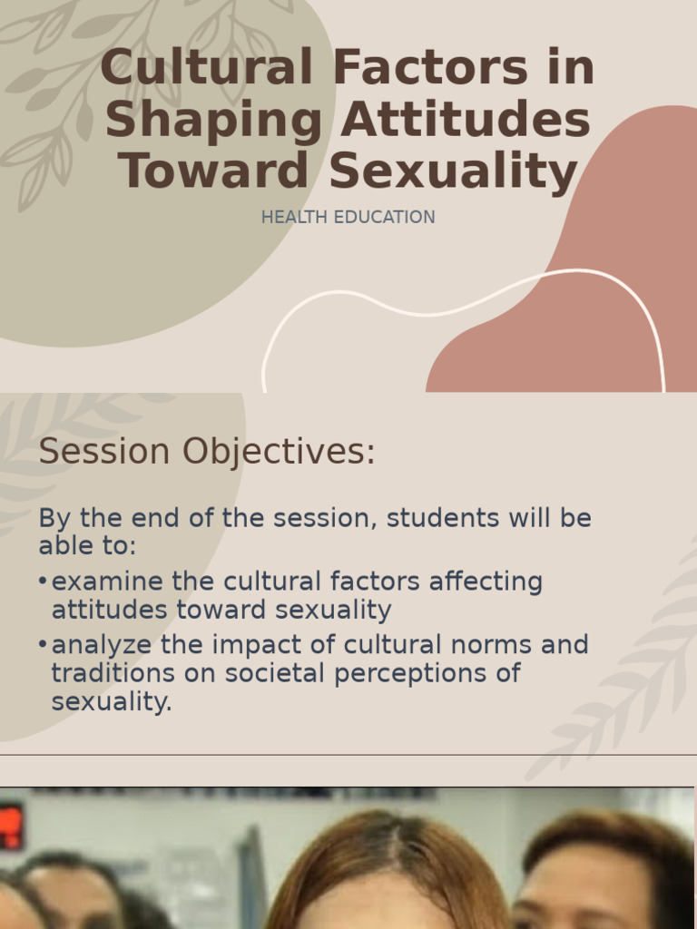 Cultural Factors in Shaping Attitudes Toward Sexuality | PDF | Sexual ...