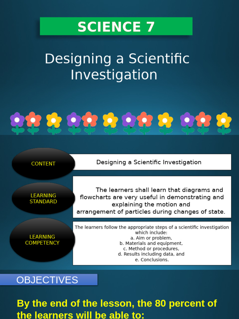 Designing a Scientific Investigation Guide | PDF | Experiment ...