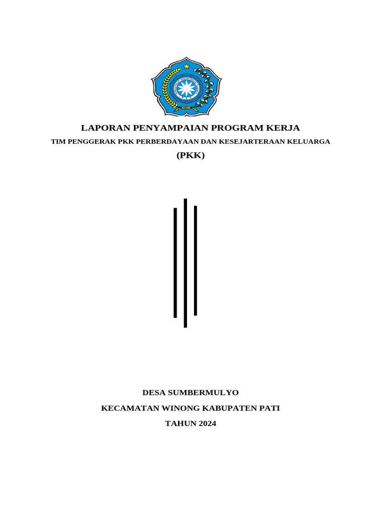 Laporan Penyampain Program Kerja PKK 2024 | PDF