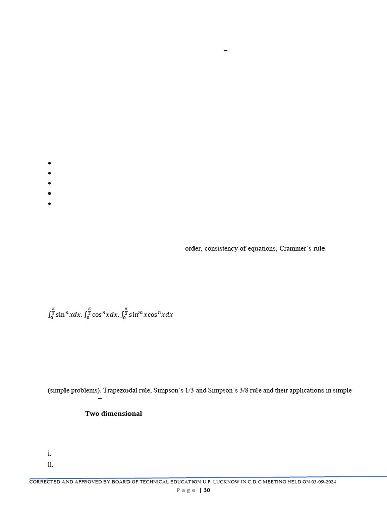 Secnd Sem Detailed Syllabus | PDF | Force | Integral