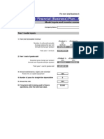 5 Year Financial Plan Manufacturing