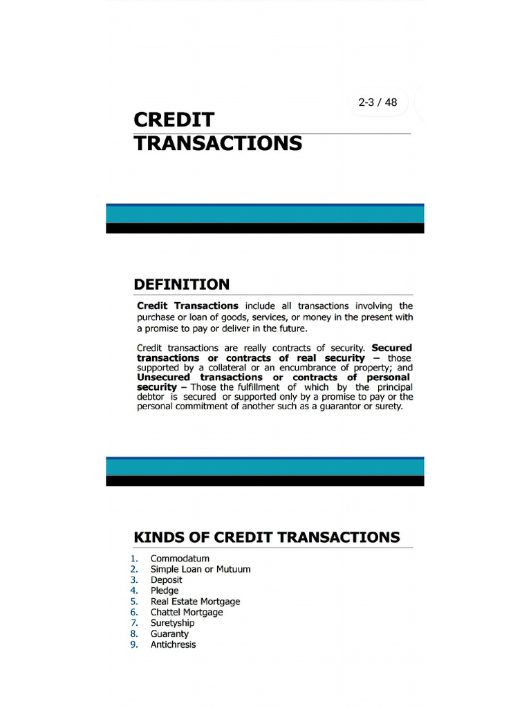 Credit | PDF