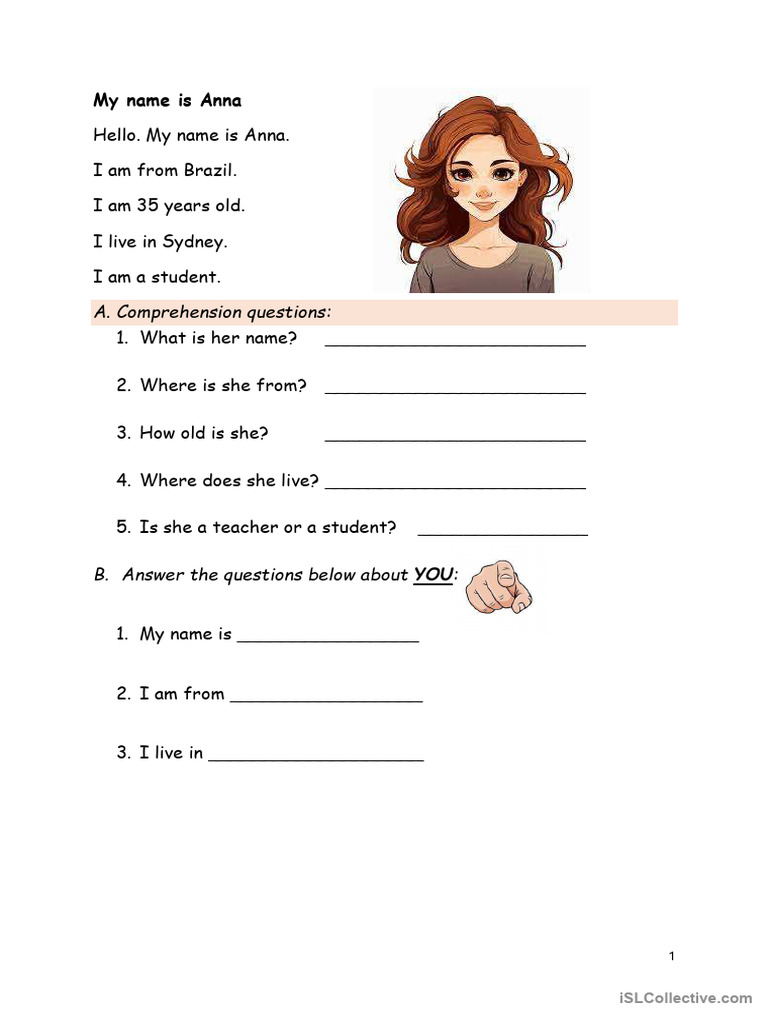 Activities For ESL Pre-Levels | PDF