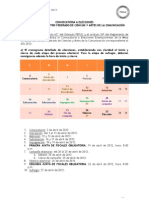 Convocatoria A Elecciones Extemporáneas 2012 Mesas Directivas CFs