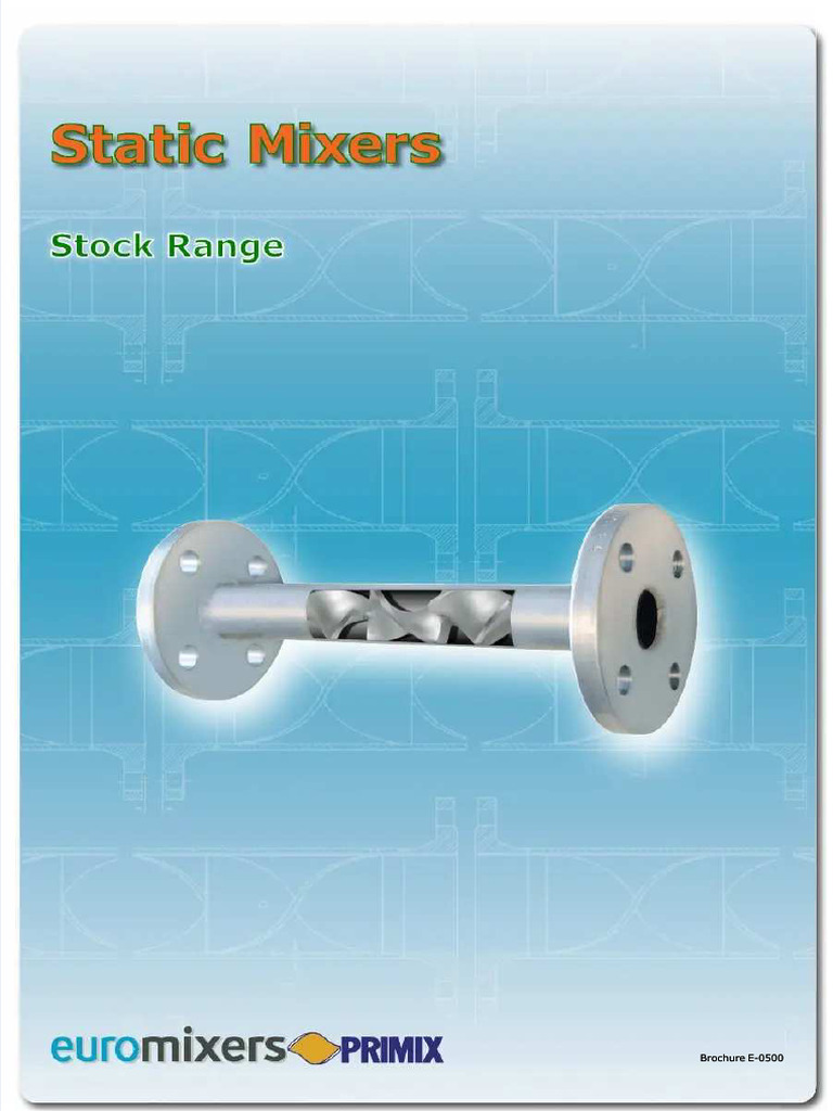 Static Mixers Overview and Selection Guide | PDF | Pipe (Fluid ...