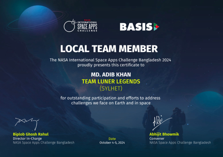 Local Participant Certificate-2 | PDF