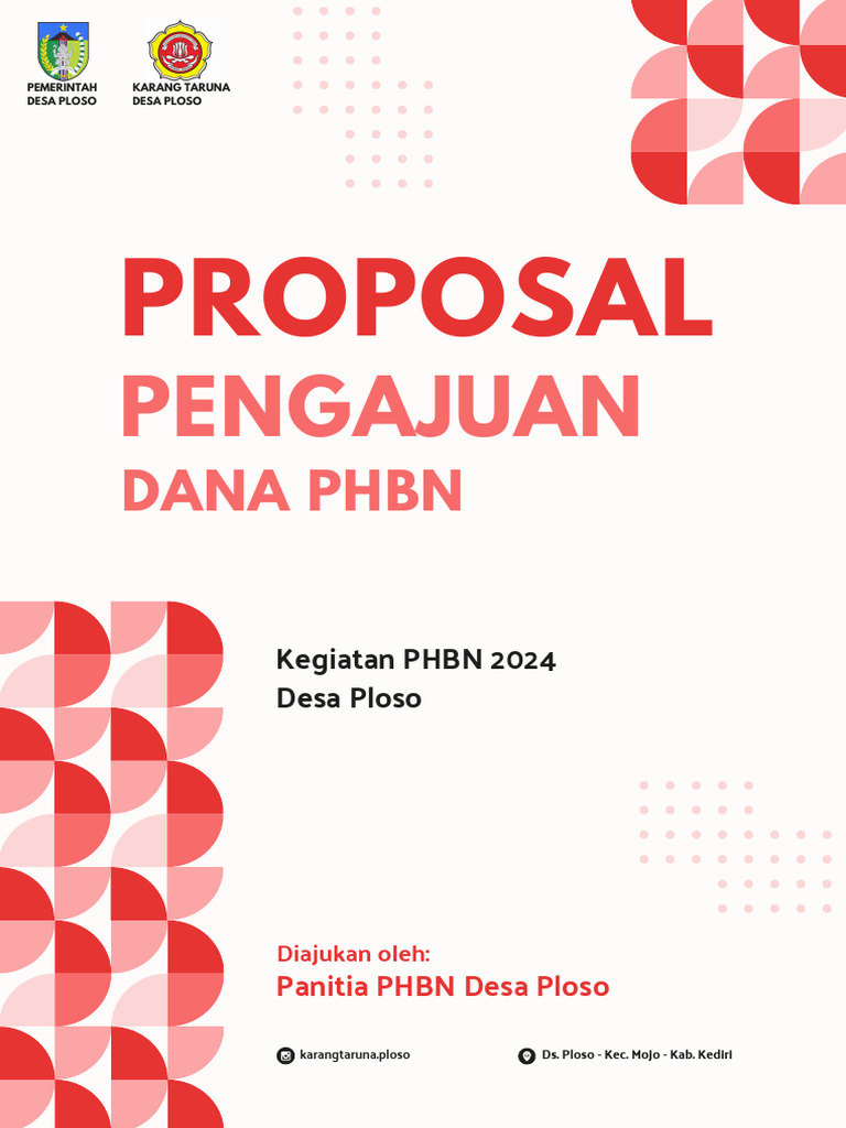 Proposal Pengajuan Dana PHBN 2024 | PDF