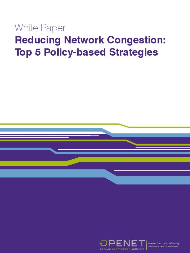 Reducing Network Congestion Computer Network Network Congestion