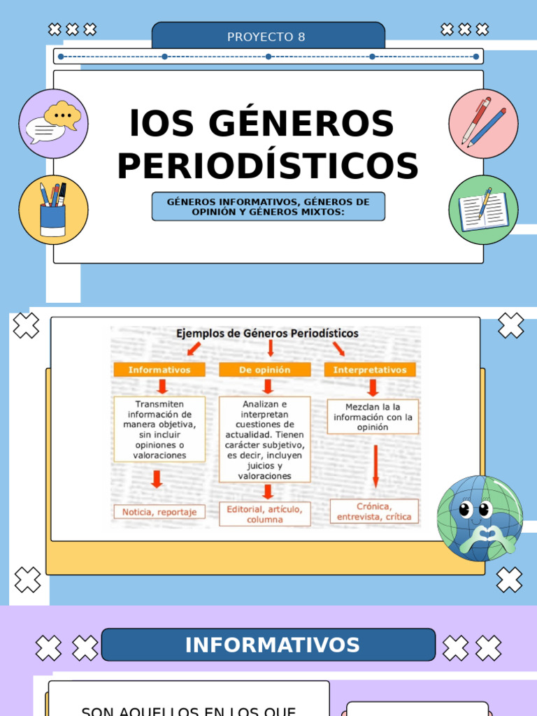 lOS GÉNEROS PERIODÍSTICOS | PDF | Comunicación humana