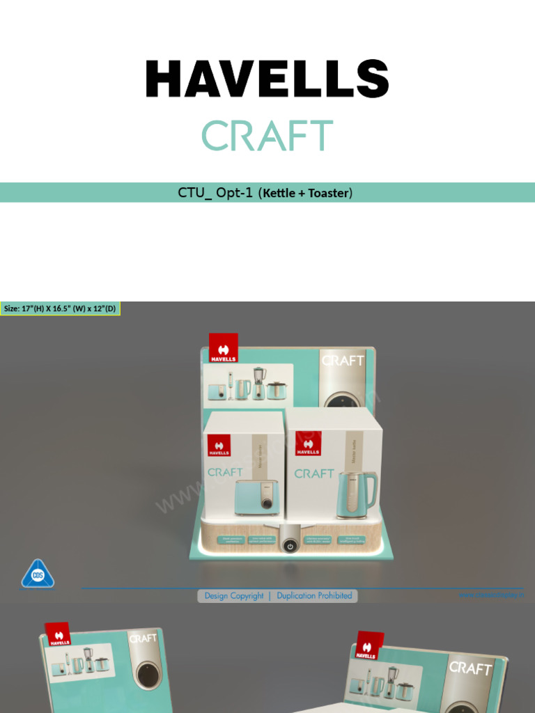 Havells Craft Range CTU & FSU 06-02 Am | PDF