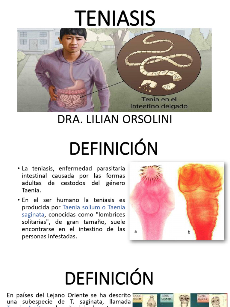 Teniasis 1 2023 | PDF | Especialidades Medicas | Enfermedades y ...