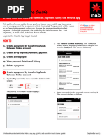 CAF Bank Online User Guide | PDF | Payments | Cash